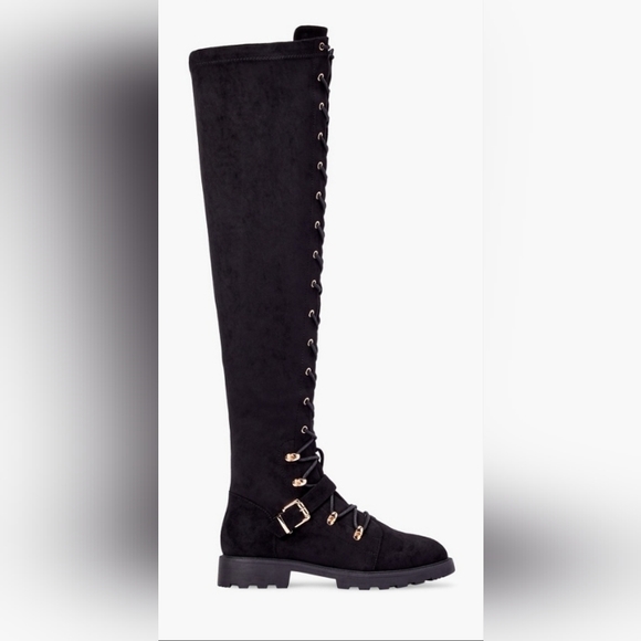 Phyllida Black Over-The-Knee Lace-Up Boot 6.5 MSRP $72.95 - Picture 3 of 6